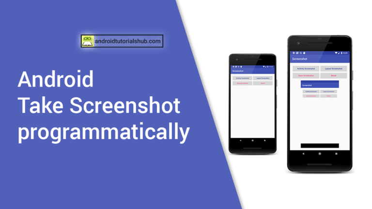 Android Take Screenshot Programmatically Android Tutorials Hub